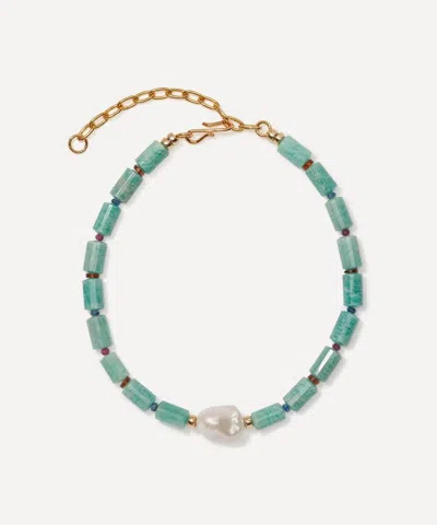 Lizzie Fortunato 24ct Gold-plated Curio Bead Necklace