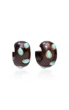Lizzie Fortunato Acacia Earrings In Brown