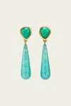 LIZZIE FORTUNATO ALARIA DROP EARRINGS