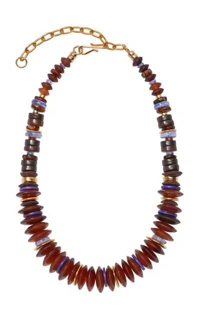 Lizzie Fortunato Amaranth Necklace In Multi