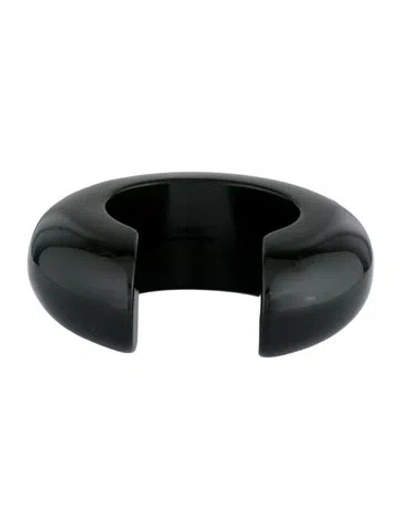 Pre-owned Lizzie Fortunato Arc Cuff Bracelet, 6.5" In Green