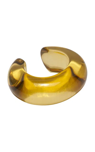 Lizzie Fortunato Arc Cuff In Green