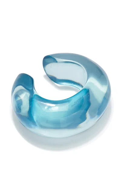 Lizzie Fortunato Arc Cuff In Lagoon In Blue
