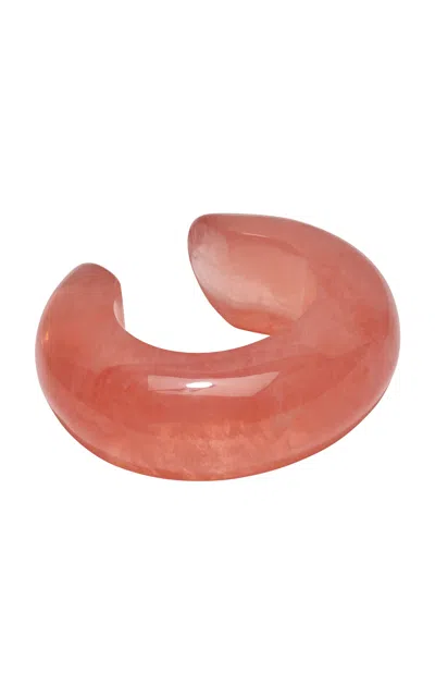 Lizzie Fortunato Arc Cuff In Pink