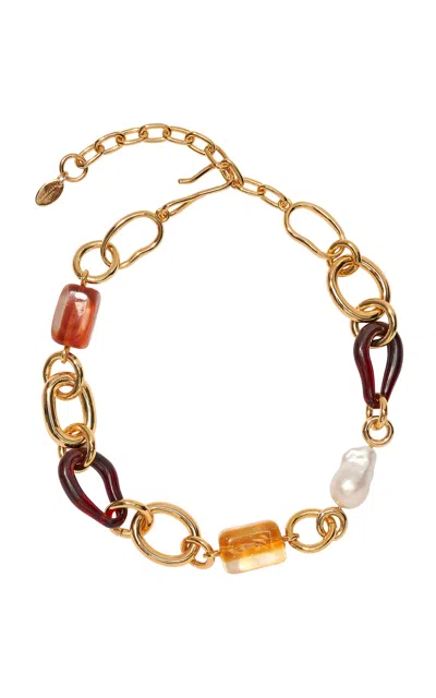Lizzie Fortunato Atlas Ii Collar Necklace In Multi