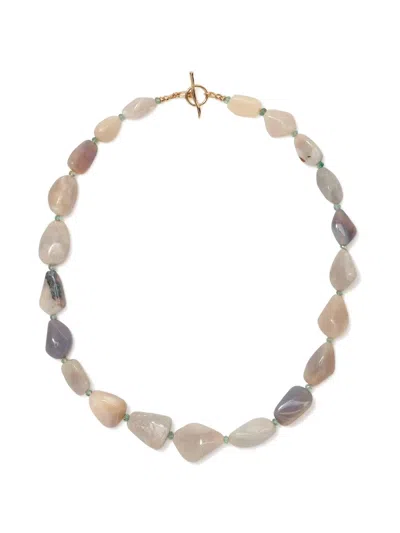 Lizzie Fortunato Australian-opal Beaded Necklace In Neutral