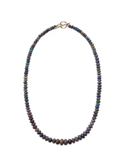 Lizzie Fortunato Black Opal Graduated Necklace In Multi