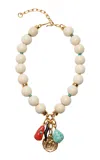 Lizzie Fortunato Blanca Necklace In White