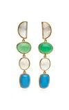 Lizzie Fortunato Cala Drop Earrings In Multi