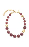 Lizzie Fortunato California Modern Collar Necklace In Pink