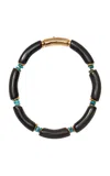 Lizzie Fortunato Cathedral Collar Necklace In Black