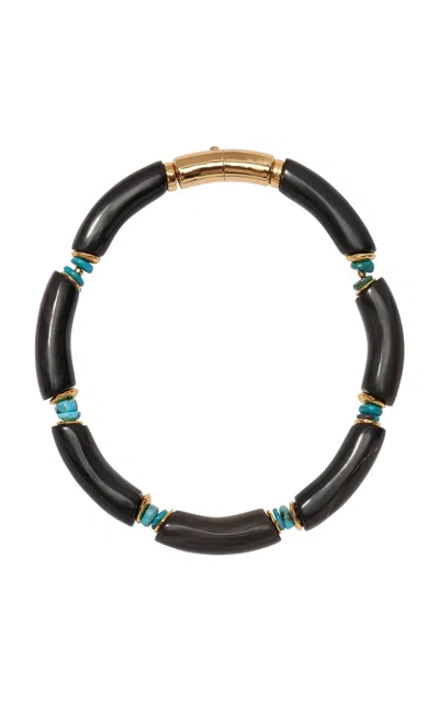 Lizzie Fortunato Cathedral Collar Necklace In Black