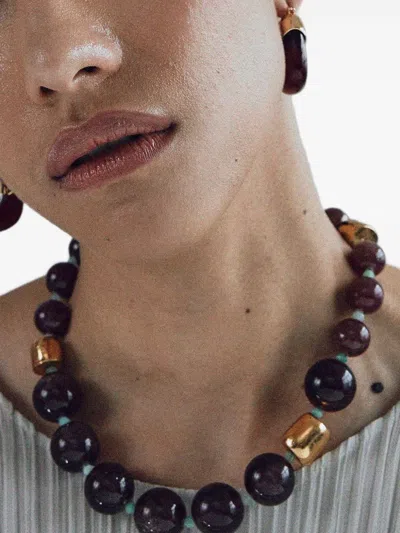Lizzie Fortunato Chunky Hoop Earrings In Multi