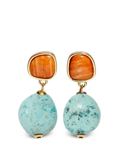 Lizzie Fortunato Citrus Splash Drop Earrings In Multi