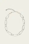 Lizzie Fortunato Collage Chain Necklace In Silver