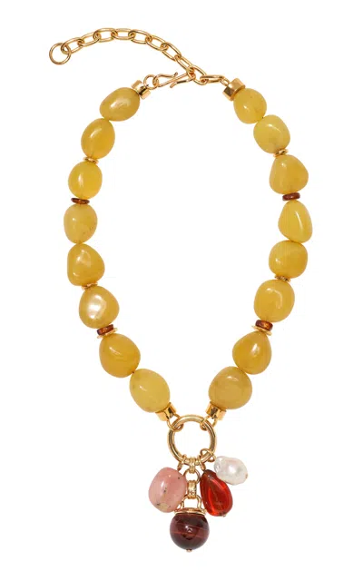 Lizzie Fortunato Cordoba Charm Necklace In Multi