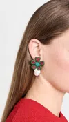 Lizzie Fortunato Crown Daisy Earrings In Macaw (clip-on) In Multi-color In Multi