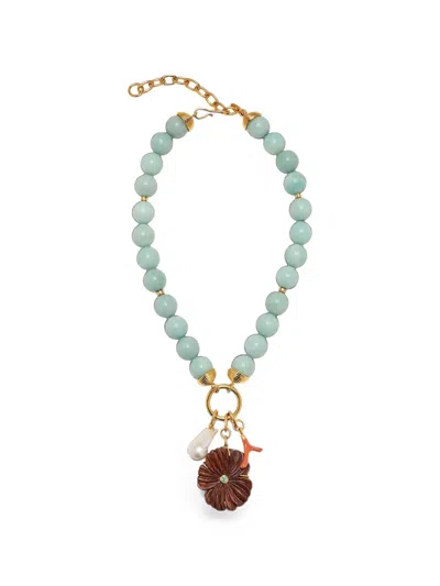 Lizzie Fortunato Desert Bloom Necklace In Multi
