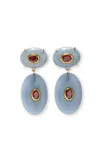 Lizzie Fortunato Dorothy Earrings In Blue