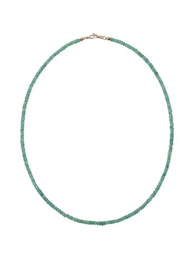 Lizzie Fortunato Emerald Beaded Necklace In Green