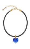 Lizzie Fortunato Esme Collar Necklace In Blue