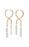 Lizzie Fortunato Etienne Earrings In Gold