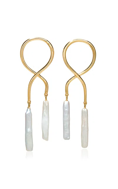 Lizzie Fortunato Etienne Earrings In Gold