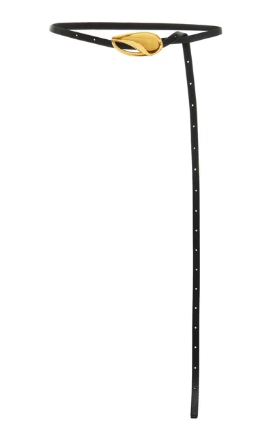 Lizzie Fortunato Excluisve La Isla Estelle Leather Belt In Black