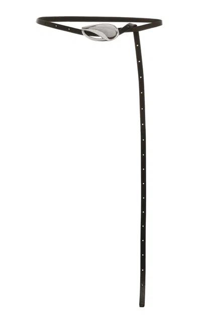 Lizzie Fortunato Exclusive La Isla Estelle Leather Belt In Black