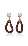 Lizzie Fortunato Galina Drop Earrings In Brown