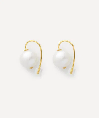 Lizzie Fortunato Gold-fill Girl With Pearl Drop Earrings