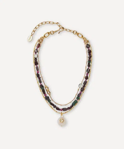 Lizzie Fortunato Gold-plated Athena Pendant Necklace