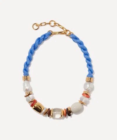 Lizzie Fortunato Gold-plated Beach Bead Necklace