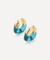 LIZZIE FORTUNATO LIZZIE FORTUNATO GOLD-PLATED BRASS ORGANIC HOOP EARRINGS