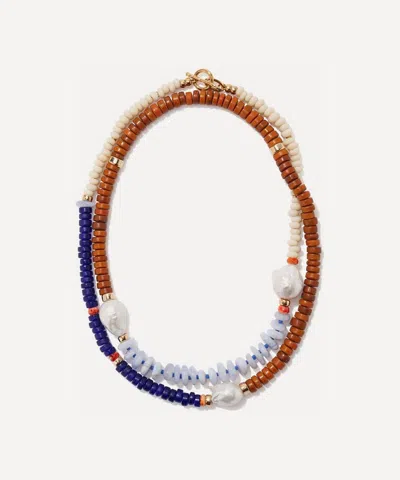 Lizzie Fortunato Gold-plated Cabana Bead Necklace