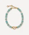 Shop Lizzie Fortunato Gold-plated Goddess Collar Bead Necklace
