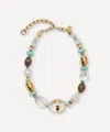 Lizzie Fortunato Gold-plated Kona Collar Bead Necklace