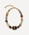 Lizzie Fortunato Gold-plated Kona Collar Necklace In Multi