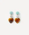 LIZZIE FORTUNATO LIZZIE FORTUNATO GOLD-PLATED LONG WEEKEND DROP EARRINGS