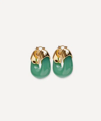 Lizzie Fortunato Gold-plated Mini Organic Hoop Earrings