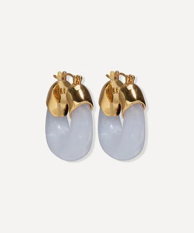 Lizzie Fortunato Gold-plated Mini Organic Hoop Earrings