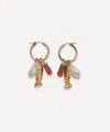 Lizzie Fortunato Gold-plated Minnow Hoop Earrings