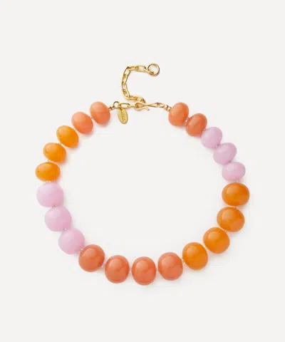 Lizzie Fortunato Gold-plated Olympia Collar Bead Necklace