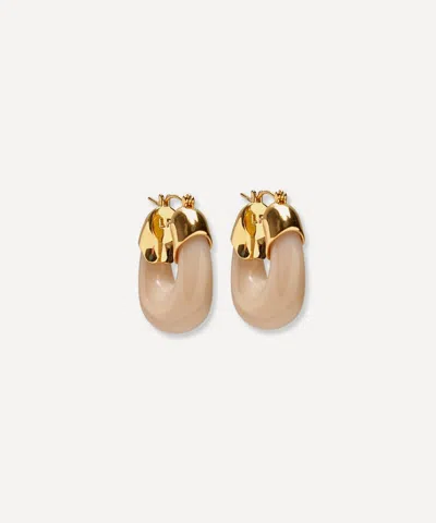 Lizzie Fortunato Gold-plated Organic Hoop Earrings