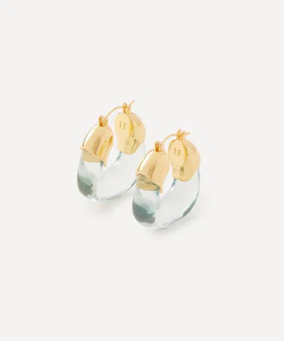 Lizzie Fortunato Gold-plated Organic Hoop Earrings