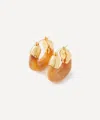 Lizzie Fortunato Gold-plated Organic Hoop Earrings