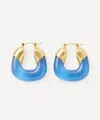 Lizzie Fortunato Gold-plated Organic Hoop Earrings