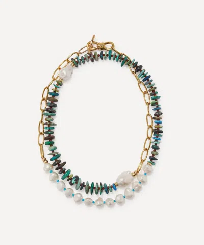 Lizzie Fortunato Gold-plated Porto Covo Necklace