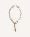 Lizzie Fortunato Gold-plated Spiral Shell Chain Necklace