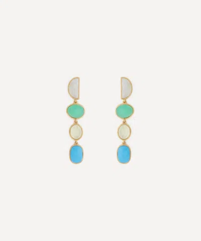 Lizzie Fortunato Gold-plated Cala Drop Earrings